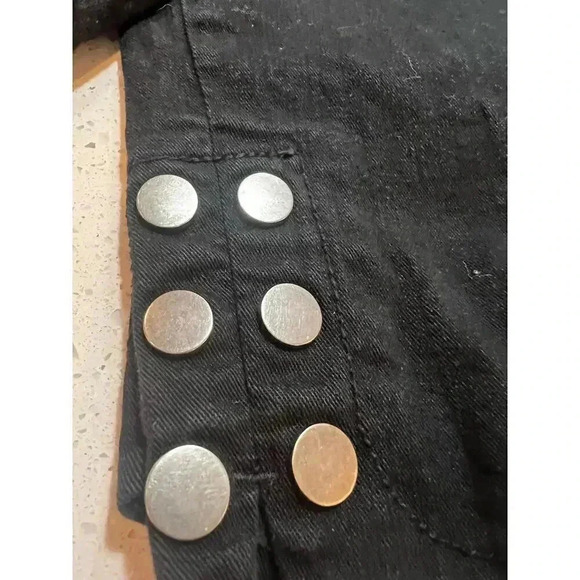 Style & co. Black denim capri size 14 - Picture 2 of 6